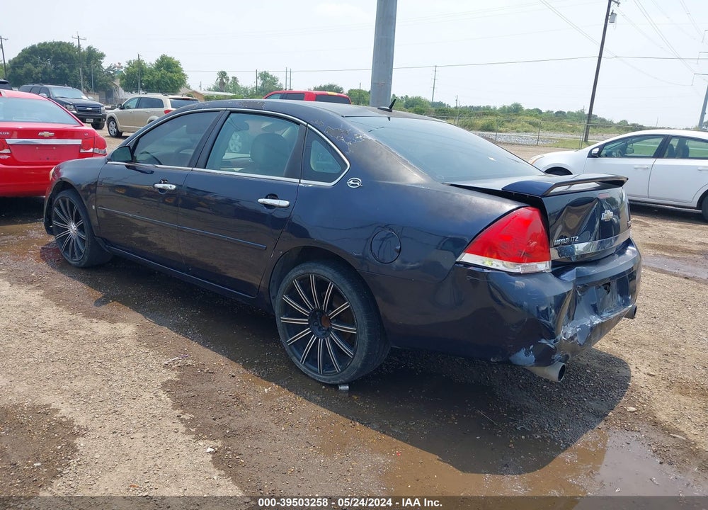 2008 CHEVROLET IMPALA LTZ VIN: 2G1WU583389249235