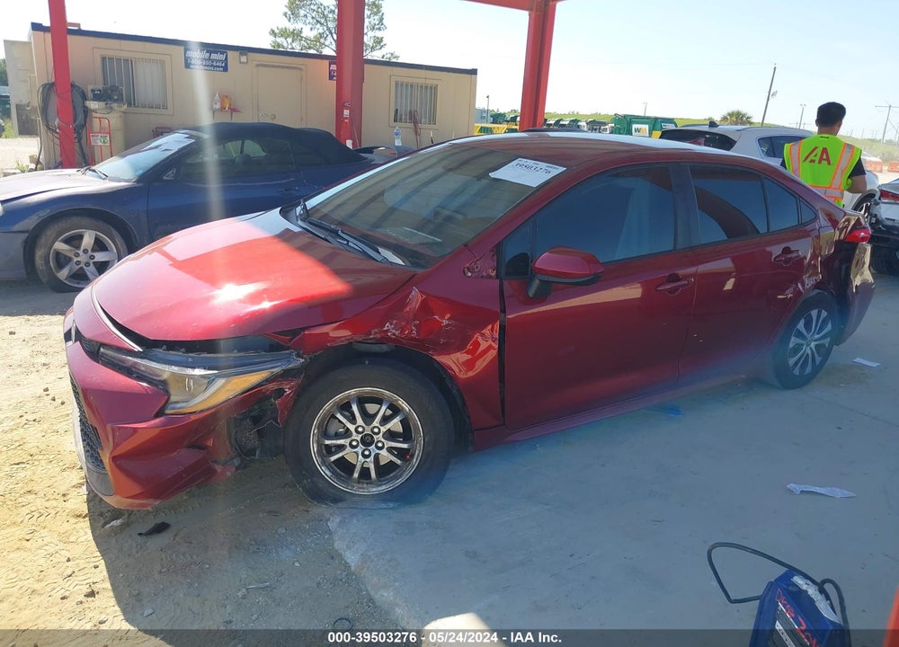2022 TOYOTA COROLLA HYBRID LE VIN: JTDEAMDE2NJ049668