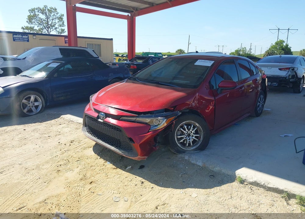 2022 TOYOTA COROLLA HYBRID LE VIN: JTDEAMDE2NJ049668
