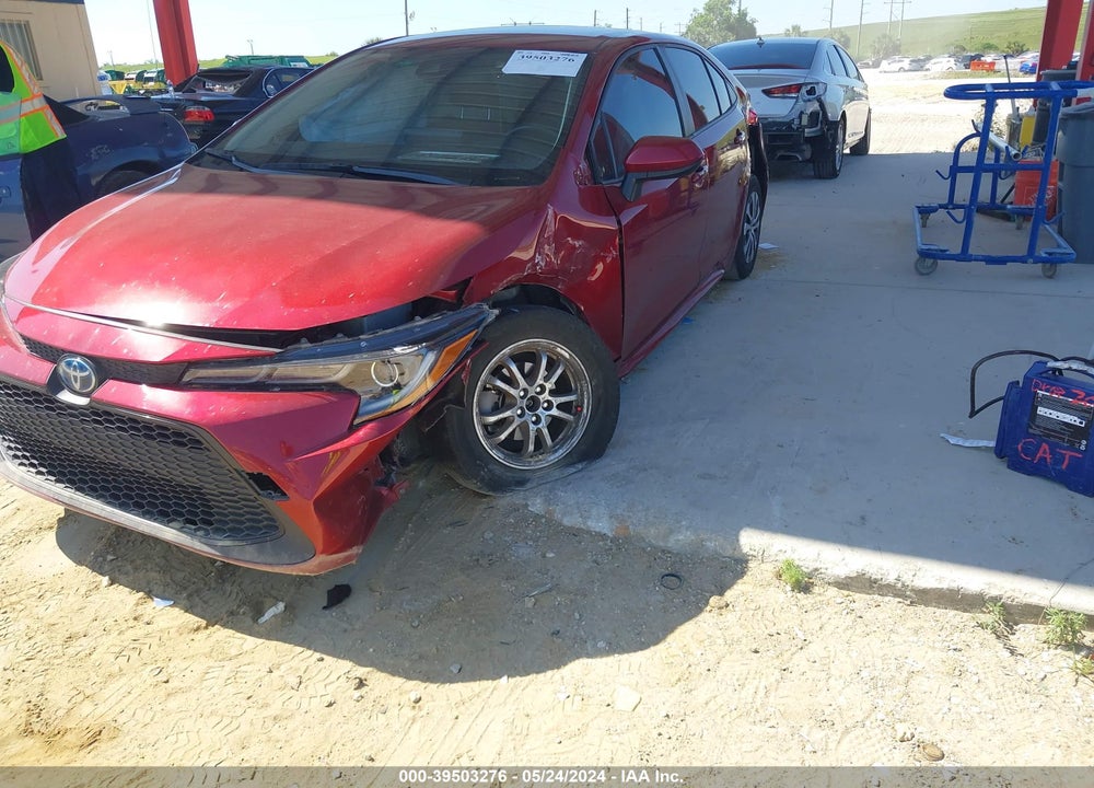 2022 TOYOTA COROLLA HYBRID LE VIN: JTDEAMDE2NJ049668
