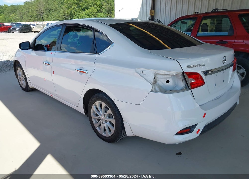 2018 NISSAN SENTRA SV VIN: 3N1AB7AP3JL660091