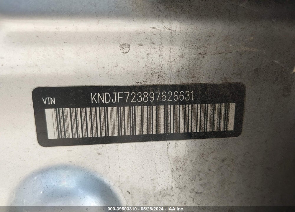2009 KIA SPORTAGE EX V6 VIN: KNDJF723897626631