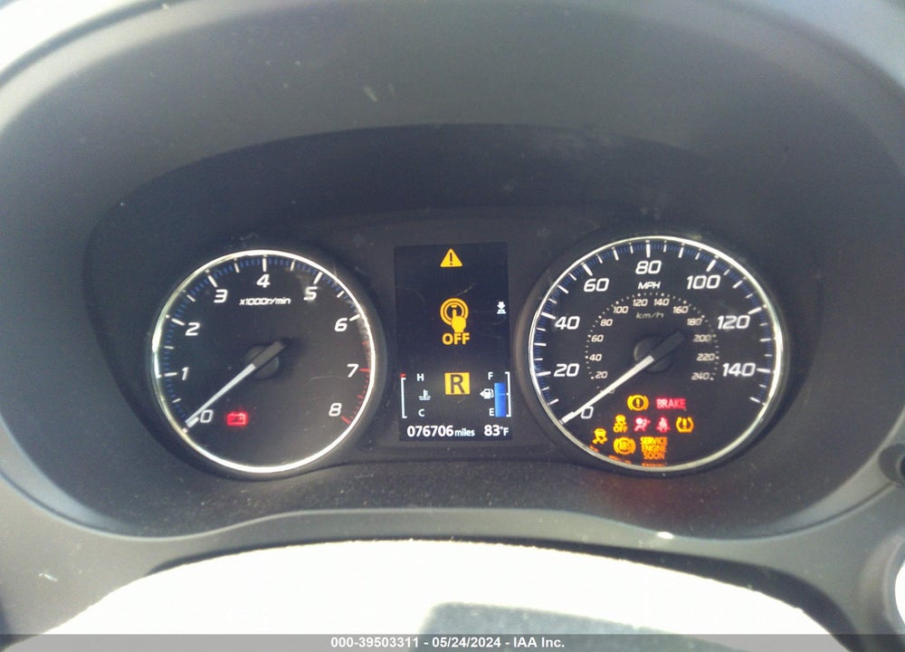 2019 MITSUBISHI OUTLANDER SE VIN: JA4AD3A38KZ031556