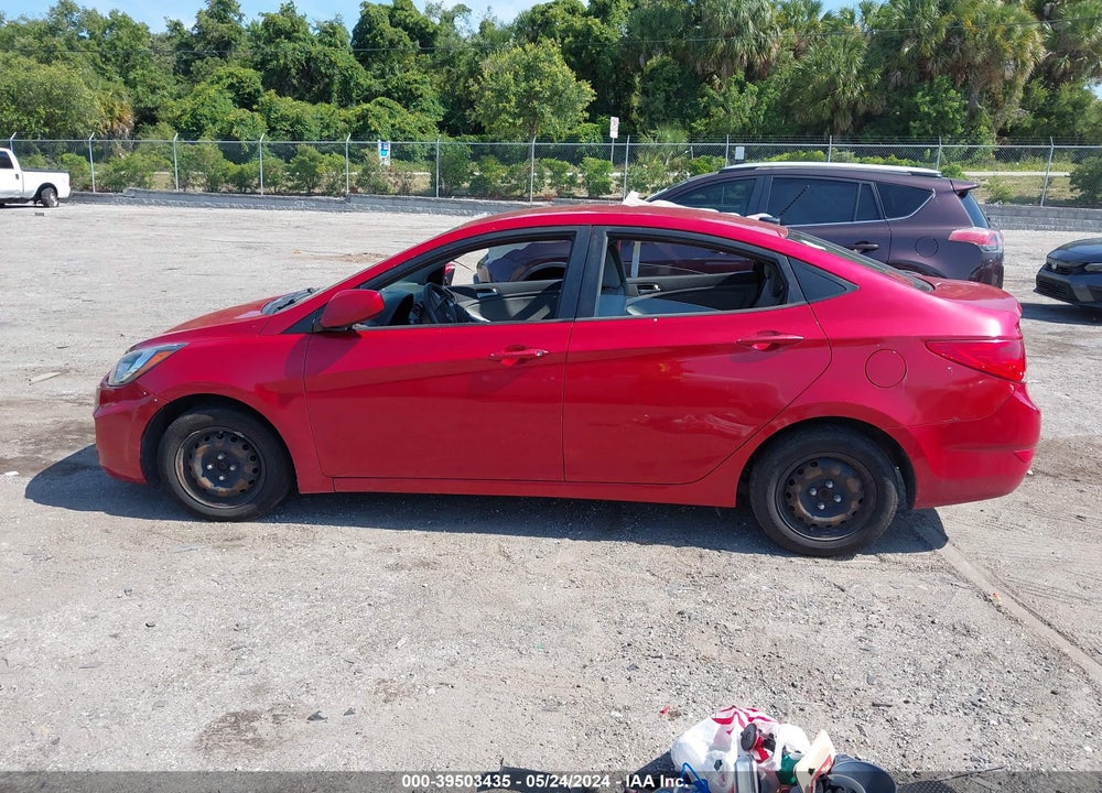 2014 HYUNDAI ACCENT GLS VIN: KMHCT4AE4EU721424