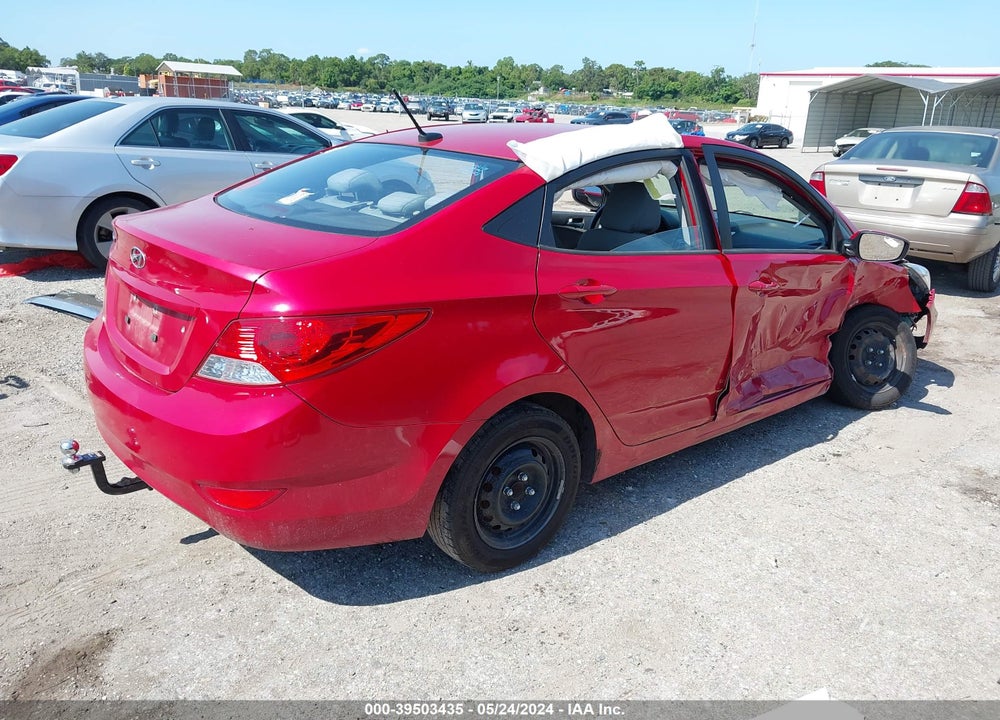 2014 HYUNDAI ACCENT GLS VIN: KMHCT4AE4EU721424