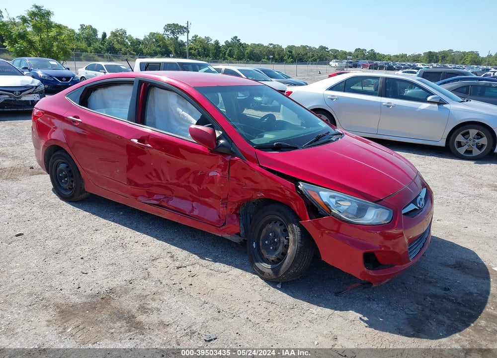 2014 HYUNDAI ACCENT GLS VIN: KMHCT4AE4EU721424