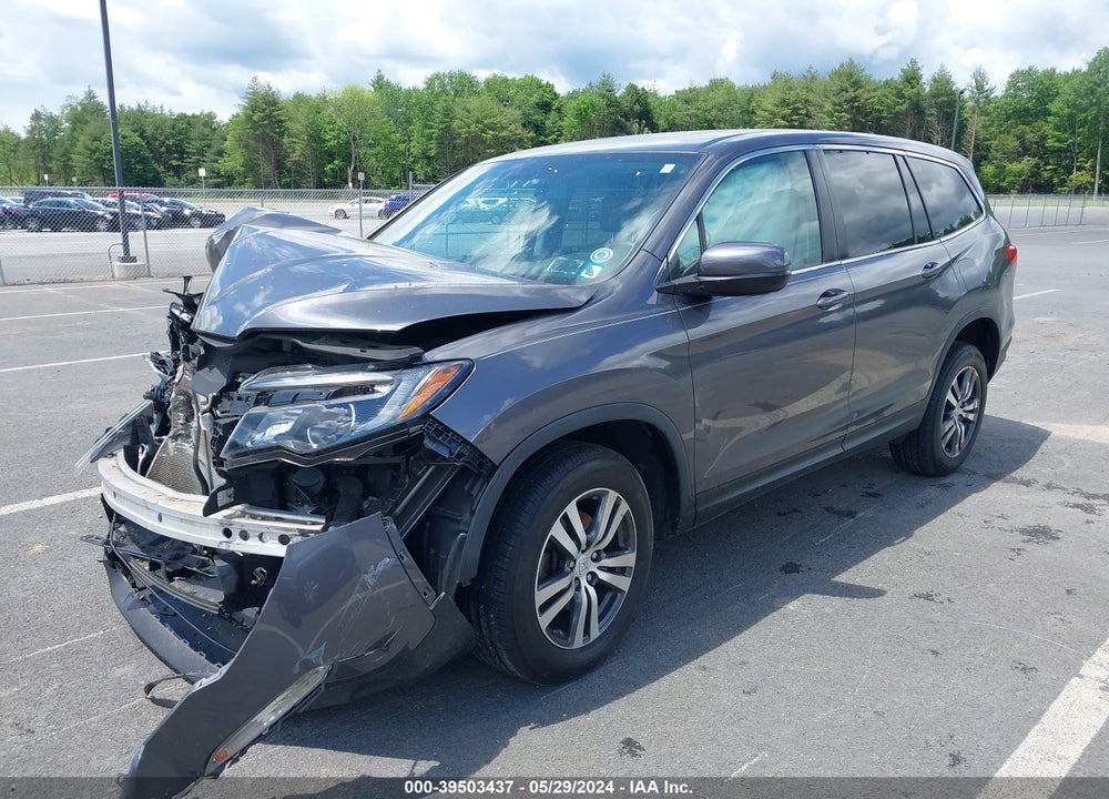2017 HONDA PILOT EX-L VIN: 5FNYF6H72HB069324