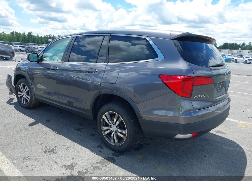 2017 HONDA PILOT EX-L VIN: 5FNYF6H72HB069324