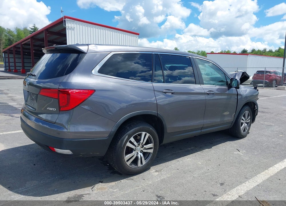 2017 HONDA PILOT EX-L VIN: 5FNYF6H72HB069324