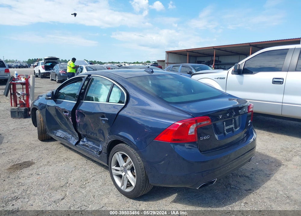 2014 VOLVO S60 T5/T5 PLATINUM/T5 PREMIER/T5 PREMIER PLUS VIN: YV1612FHXE2293055