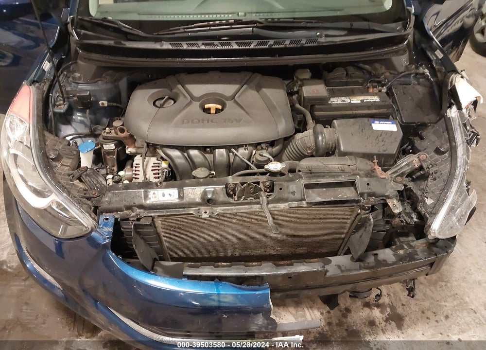 2013 HYUNDAI ELANTRA GLS VIN: KMHDH4AEXDU617461