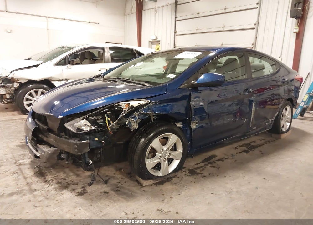2013 HYUNDAI ELANTRA GLS VIN: KMHDH4AEXDU617461