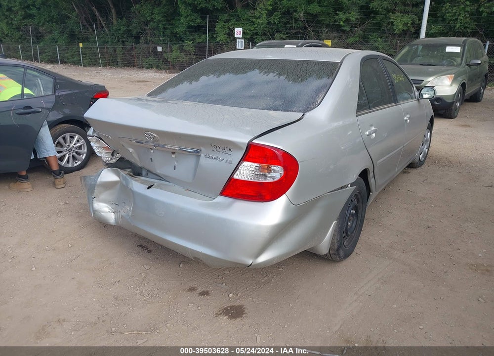 2004 TOYOTA CAMRY LE VIN: 4T1BE32K54U918007