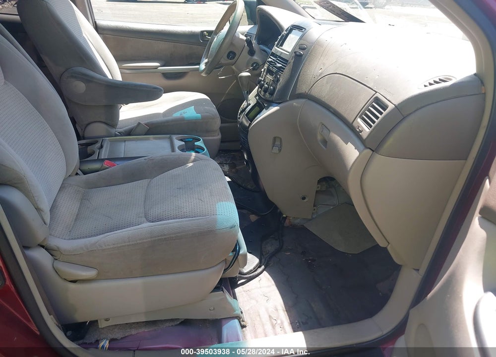 2008 TOYOTA SIENNA LE VIN: 5TDZK23C78S124231