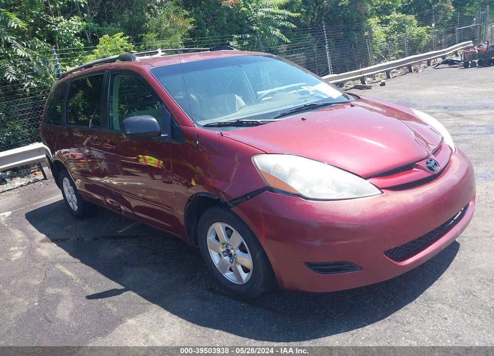 2008 TOYOTA SIENNA LE VIN: 5TDZK23C78S124231