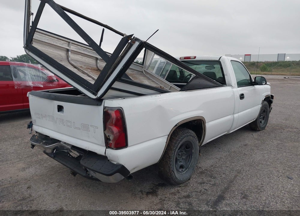 2004 CHEVROLET SILVERADO 1500 WORK TRUCK VIN: 1GCEC14T44E148930