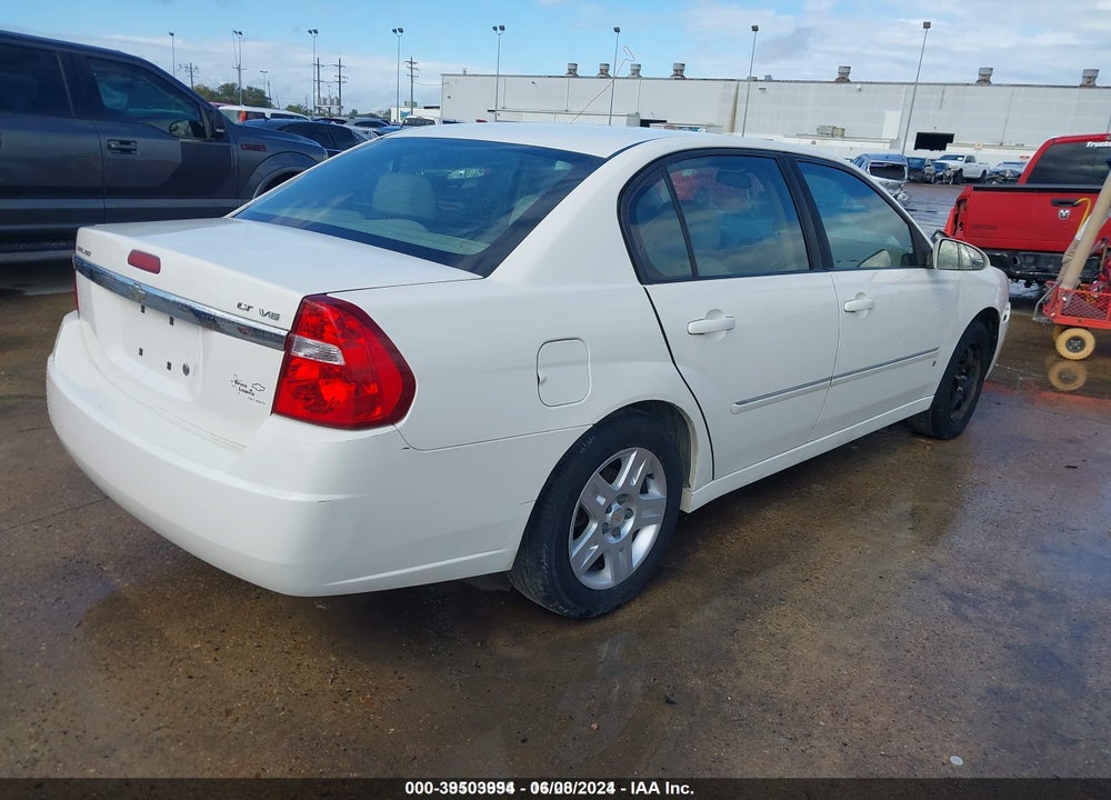 2006 CHEVROLET MALIBU LT VIN: 1G1ZT51886F287747