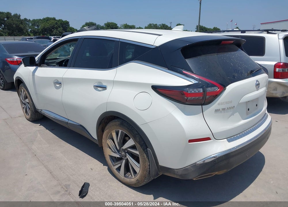 2022 NISSAN MURANO SL FWD VIN: 5N1AZ2CJ7NC119028