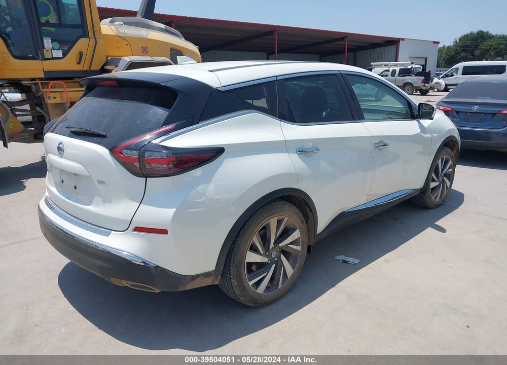 2022 NISSAN MURANO SL FWD VIN: 5N1AZ2CJ7NC119028