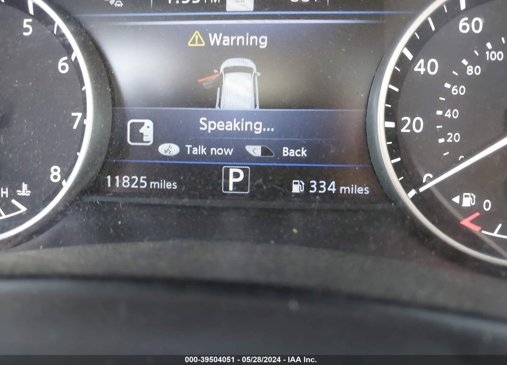 2022 NISSAN MURANO SL FWD VIN: 5N1AZ2CJ7NC119028