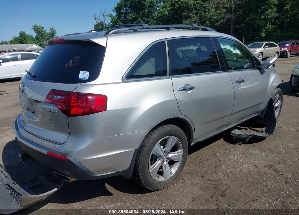 2011 ACURA MDX TECHNOLOGY PACKAGE VIN: 2HNYD2H44BH527087