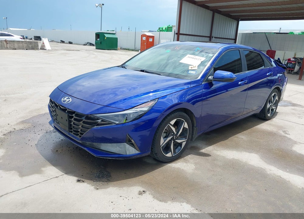 2022 HYUNDAI ELANTRA HYBRID LIMITED VIN: KMHLN4AJ7NU013692