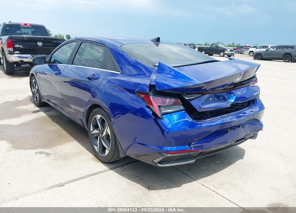 2022 HYUNDAI ELANTRA HYBRID LIMITED VIN: KMHLN4AJ7NU013692