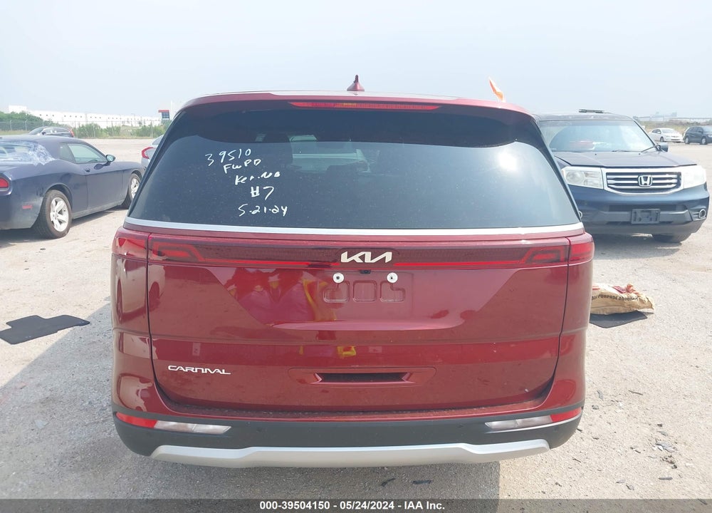 2023 KIA CARNIVAL MPV LX SEAT PACKAGE VIN: KNDNB4H34P6262701