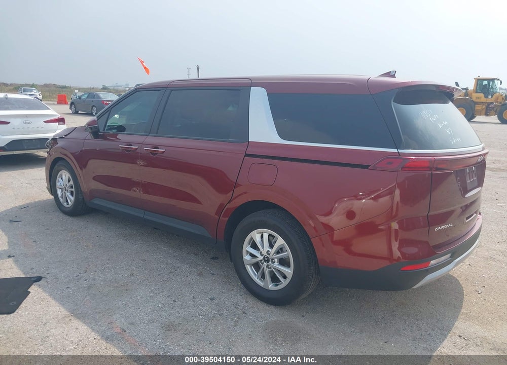 2023 KIA CARNIVAL MPV LX SEAT PACKAGE VIN: KNDNB4H34P6262701