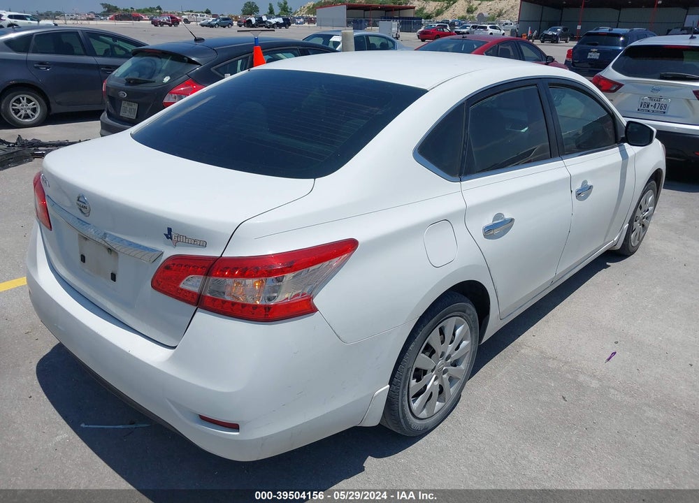 2015 NISSAN SENTRA S VIN: 3N1AB7AP9FY283082