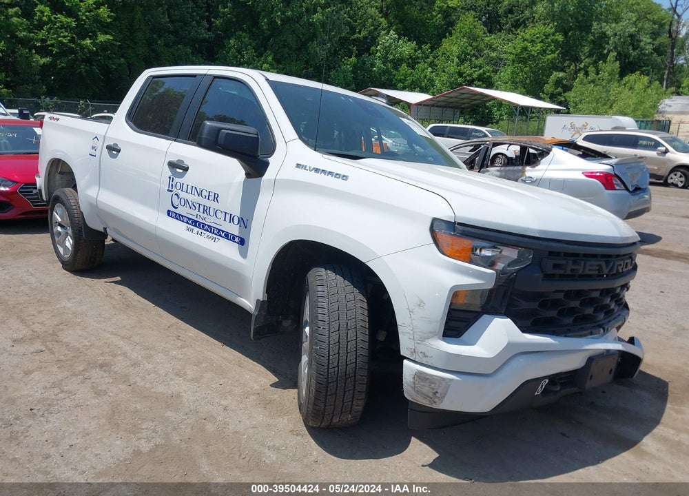 2022 CHEVROLET SILVERADO 1500 4WD SHORT BED CUSTOM VIN: 1GCPDBEK4NZ610673