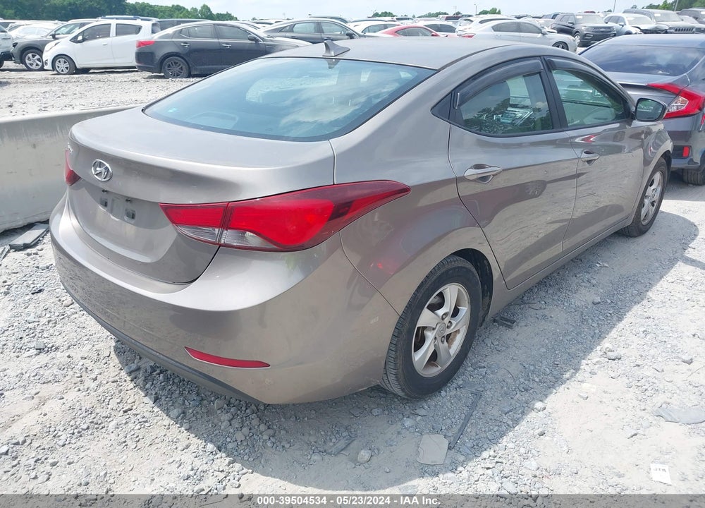 2015 HYUNDAI ELANTRA SE VIN: 5NPDH4AE6FH650216
