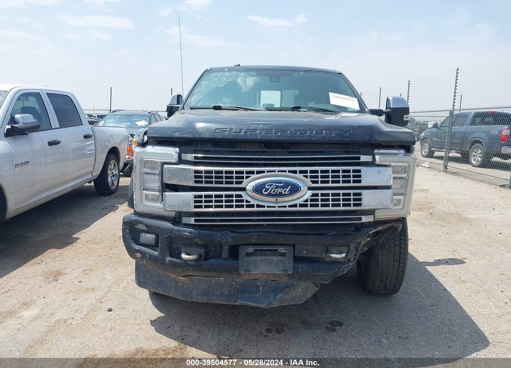 2017 FORD F-250 PLATINUM VIN: 1FT7W2BT4HED09341