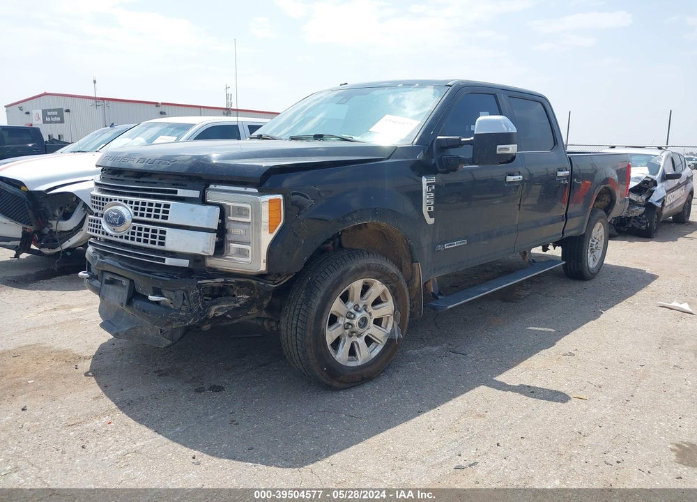 2017 FORD F-250 PLATINUM VIN: 1FT7W2BT4HED09341