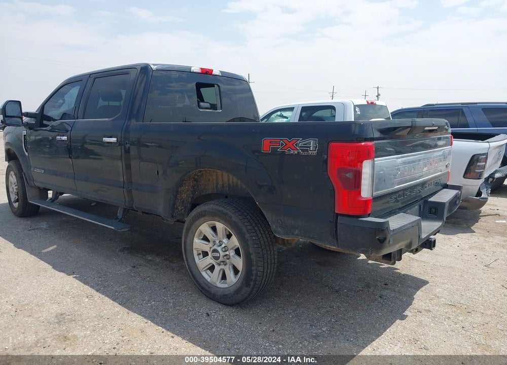 2017 FORD F-250 PLATINUM VIN: 1FT7W2BT4HED09341