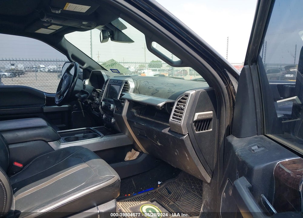 2017 FORD F-250 PLATINUM VIN: 1FT7W2BT4HED09341