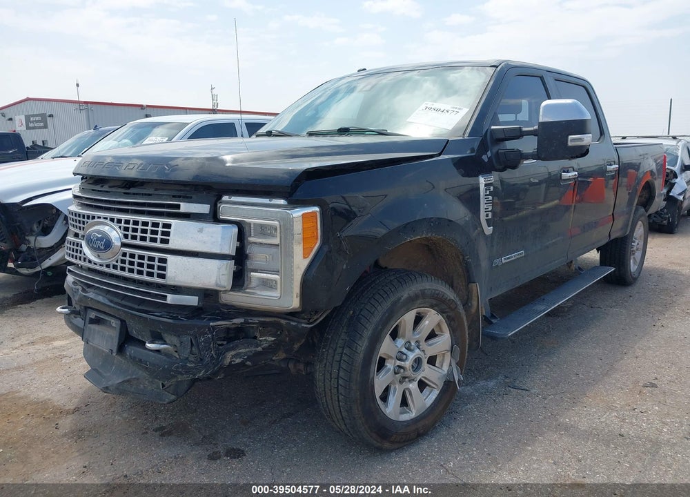 2017 FORD F-250 PLATINUM VIN: 1FT7W2BT4HED09341