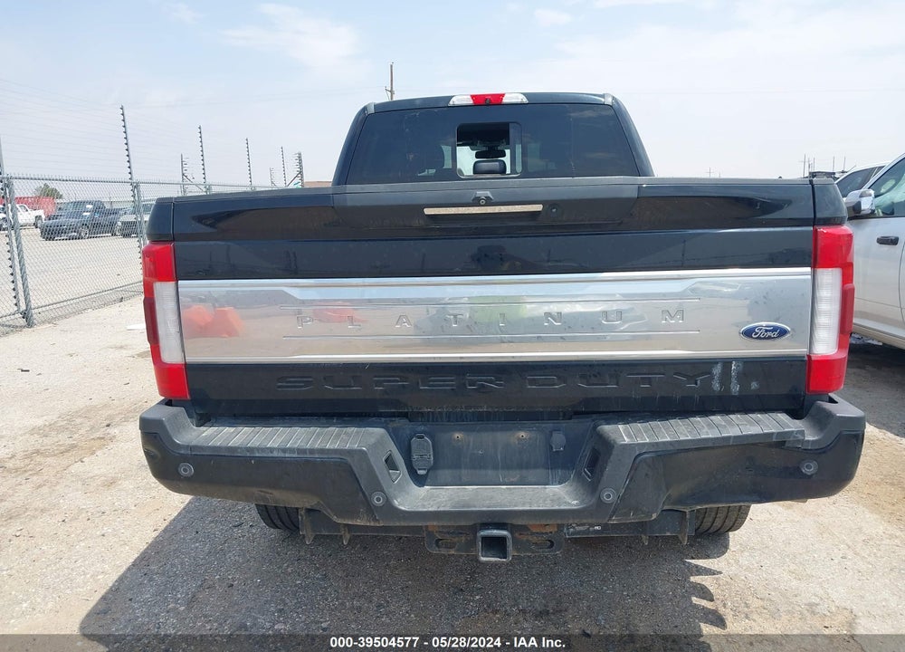 2017 FORD F-250 PLATINUM VIN: 1FT7W2BT4HED09341