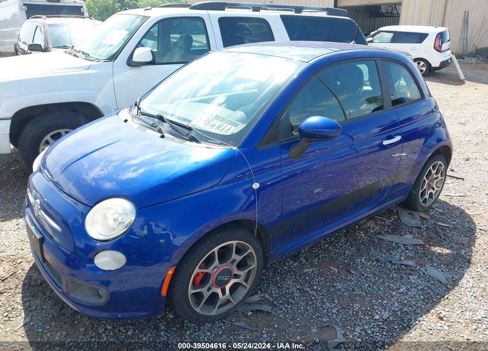 2012 FIAT 500 SPORT VIN: 3C3CFFBRXCT336583