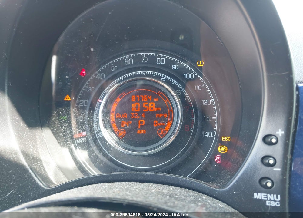 2012 FIAT 500 SPORT VIN: 3C3CFFBRXCT336583