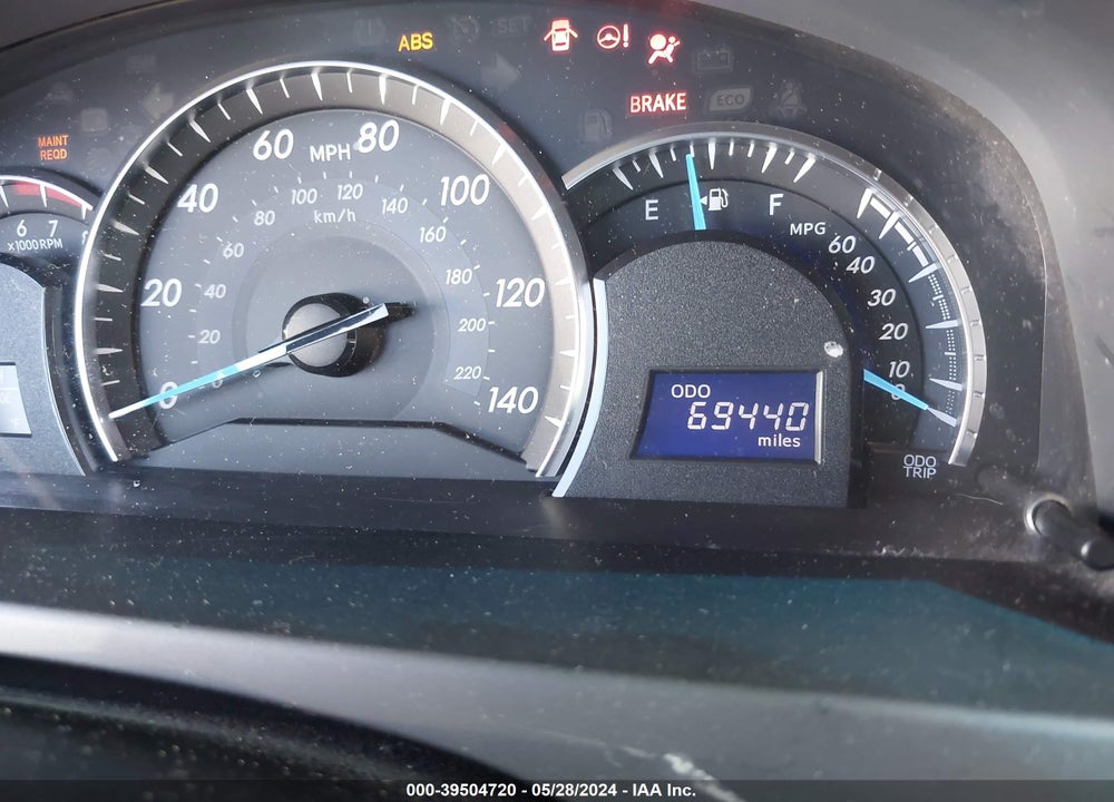 2013 TOYOTA CAMRY XLE VIN: 4T4BF1FK3DR319768