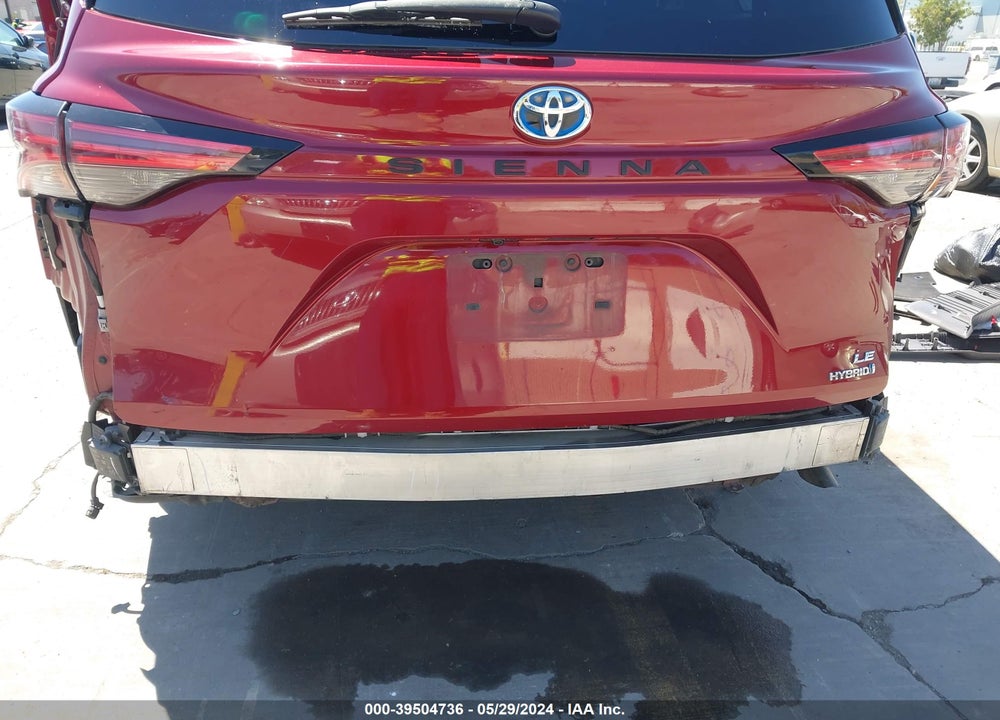 2021 TOYOTA SIENNA LE VIN: 5TDKRKEC0MS026209