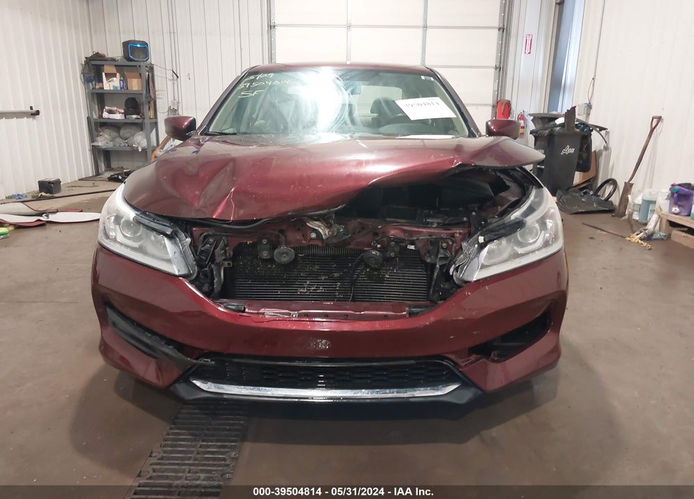 2016 HONDA ACCORD LX VIN: 1HGCR2F33GA005599