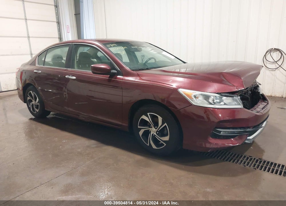 2016 HONDA ACCORD LX VIN: 1HGCR2F33GA005599