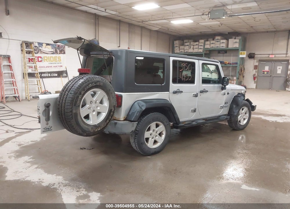 2008 JEEP WRANGLER UNLIMITED X VIN: 1J4GA39188L519231