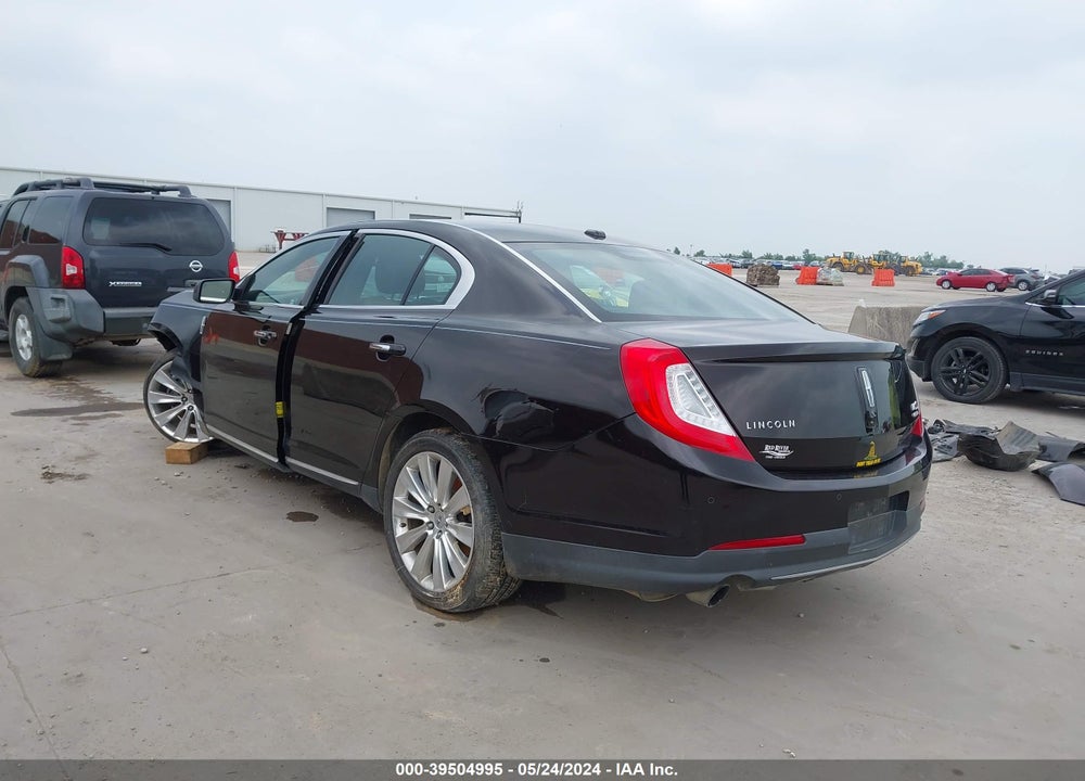2013 LINCOLN MKS ECOBOOST VIN: 1LNHL9FT3DG605087