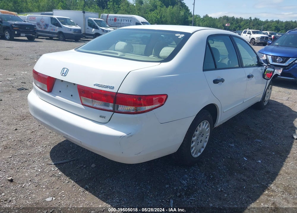 2004 HONDA ACCORD 2.4 DX VIN: 1HGCM561X4A013256