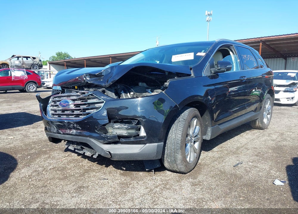 2019 FORD EDGE TITANIUM VIN: 2FMPK3K91KBB43624