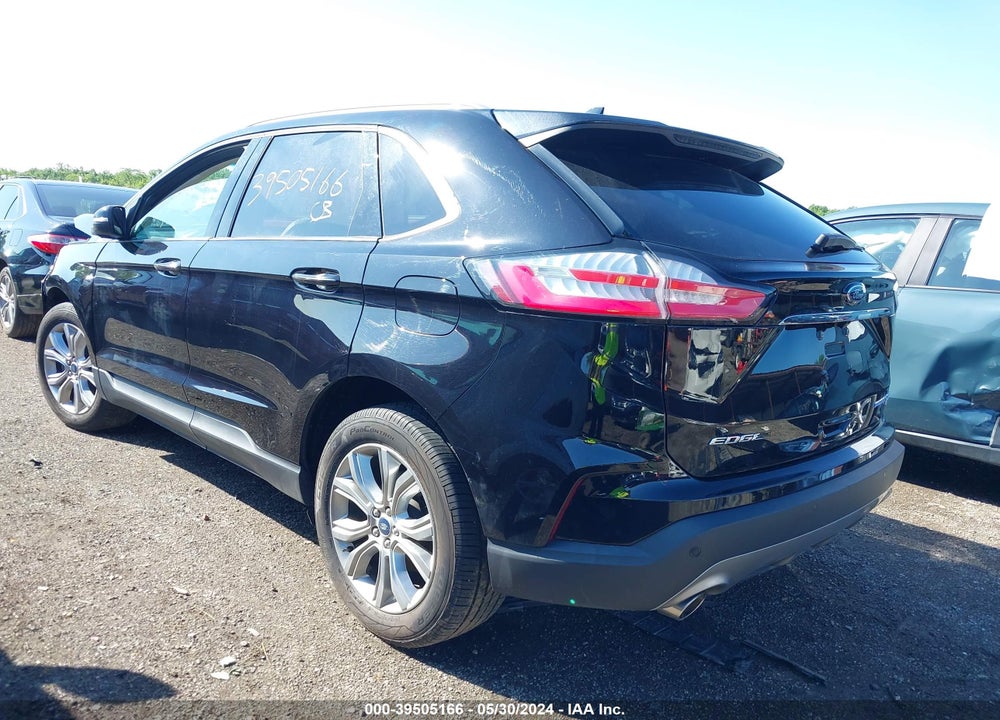 2019 FORD EDGE TITANIUM VIN: 2FMPK3K91KBB43624