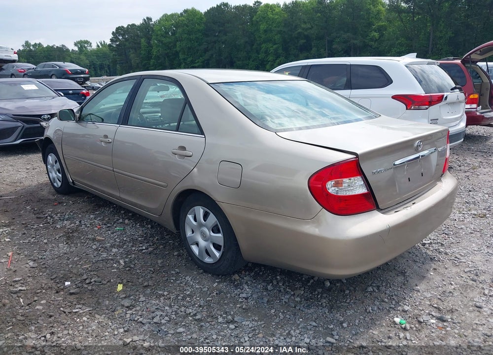 2002 TOYOTA CAMRY VIN: 4T1BE32K52U621297
